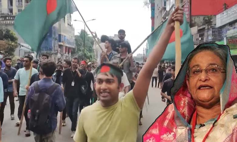 Anarchy in Bangladesh Hasina regime on the brink army says will stand by people