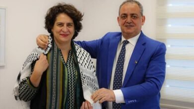 Palestinian Ambassador meets Priyanka Gandhi